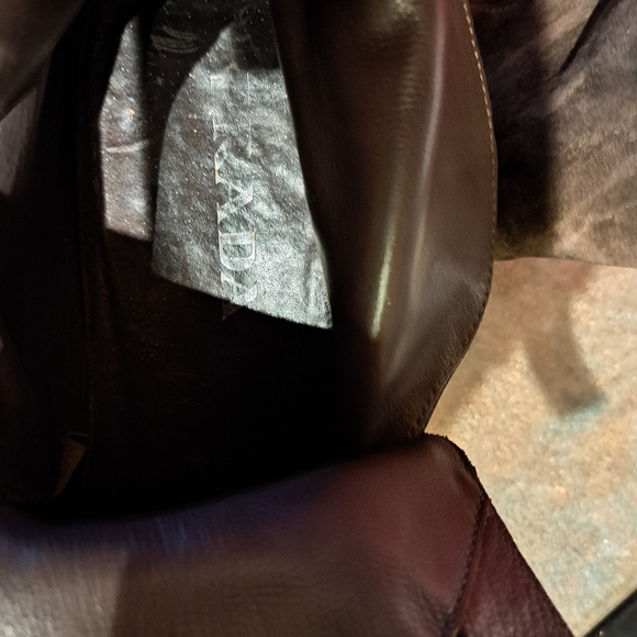 Prada Men's Dark Brown Suede Boots - Picture 3 of 6